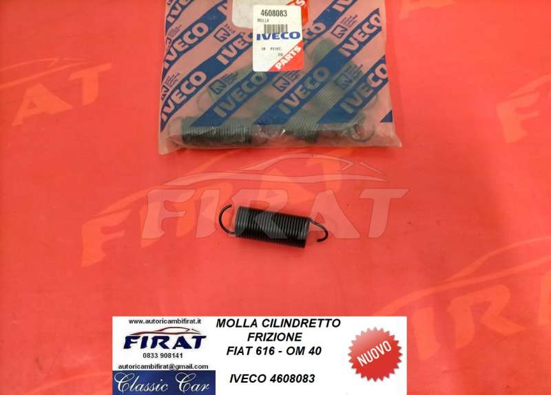 MOLLA CILINDRETTO FRIZIONE FIAT 616 - OM40 (4608083)